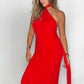 Robe Rouge Dos Nu