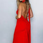 Robe Rouge Dos Nu